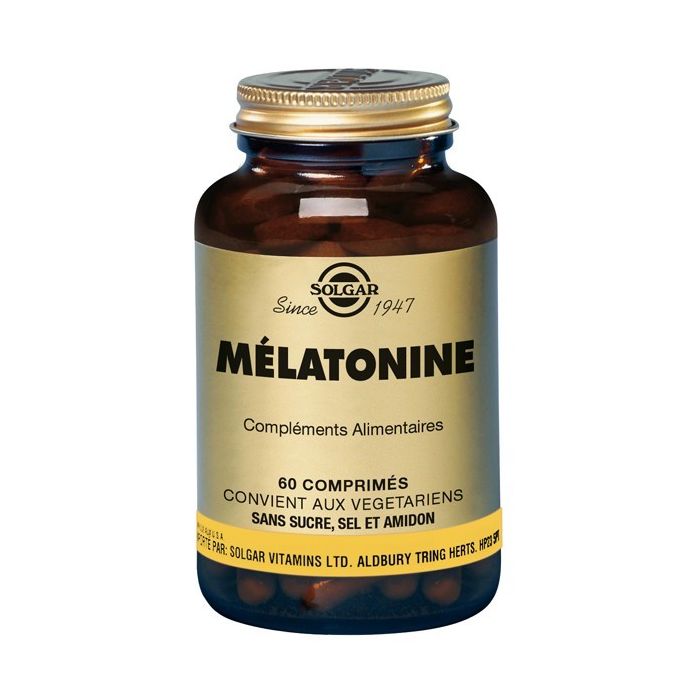 SOLGAR Mélatonine 60 comprimés