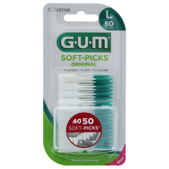 GUM Soft-Picks + Fluoride - 40 unités