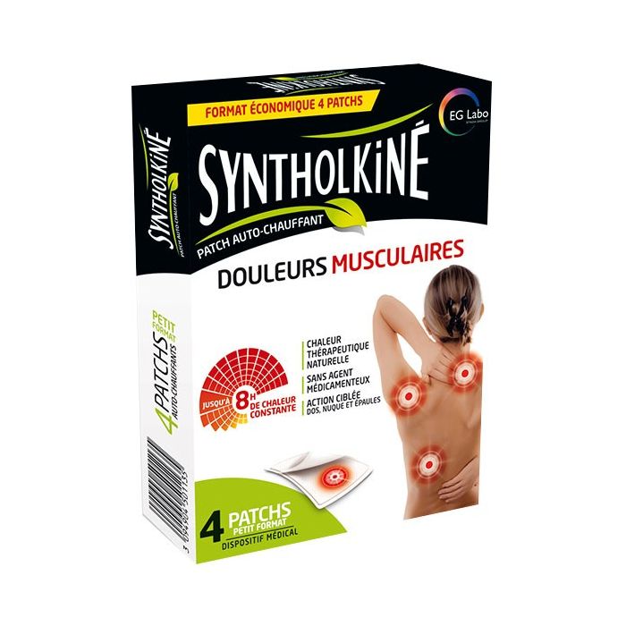 Dos Nuque Épaules x4 Patch Chauffant Petit Format Syntholkine