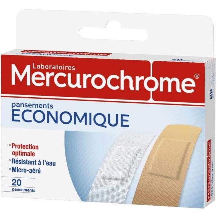 mercurochrome pansements economiques Protection optimale x20