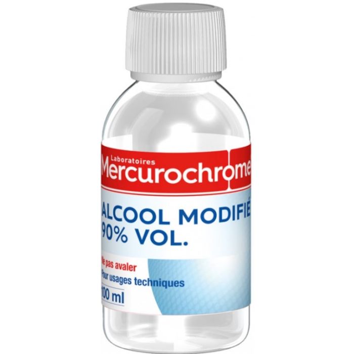 Mercurochrome Antiseptique Alcool Modifié 90% 100ml