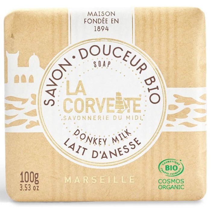 LA CORVETTE Savon Douceur BIO Lait d'Anesse 100g