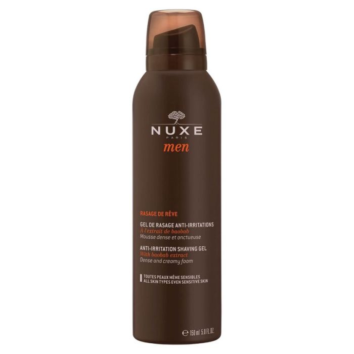 Nuxe homme 150ml rasage de rêve gel anti irritations