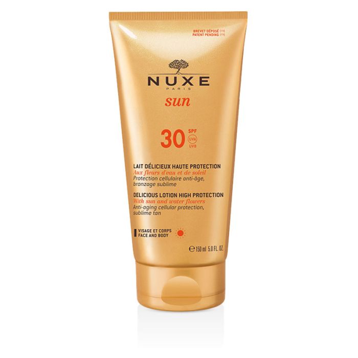 nuxe haute protection lait solaire anti age spf30