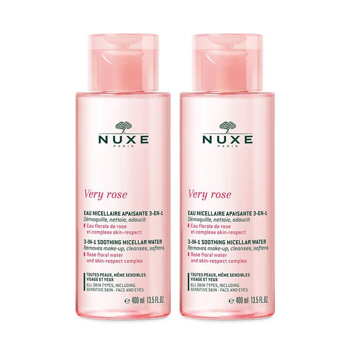 NUXE Very Rose Eau Micellaire Apaisante 3en1 - 2x400ml