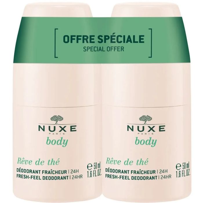 nuxe deodorant reve de thé fraicheur 2x50ml