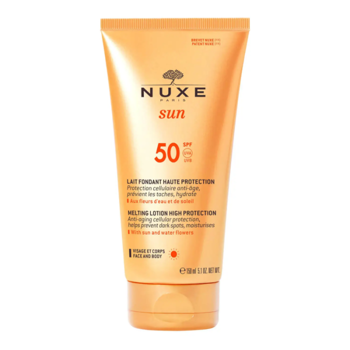 150ml Nuxe Sun Lait Fondant Haute Protection SPF50+
