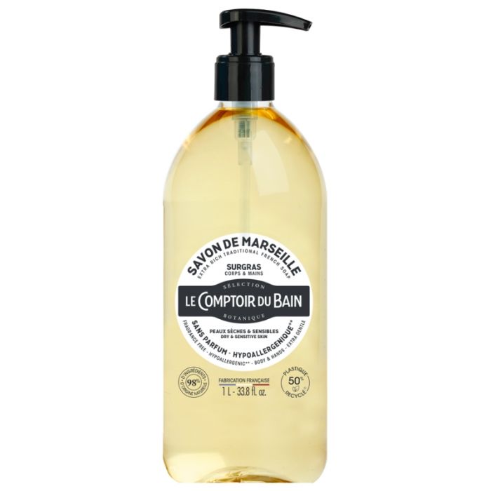 Hypoallergenique Le comptoir du bain Savon de marseille 1L