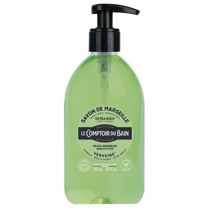 Verveine Le comptoir du bain Savon de marseille 500ml