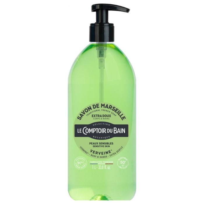 Verveine Le comptoir du bain Savon de marseille 1L