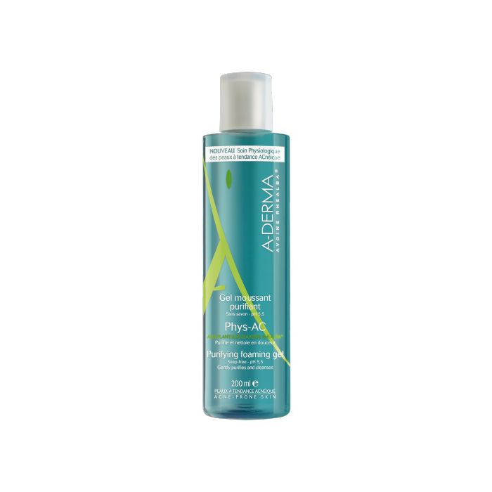 Aderma Phys-Ac Gel moussant Purifiant 200ML