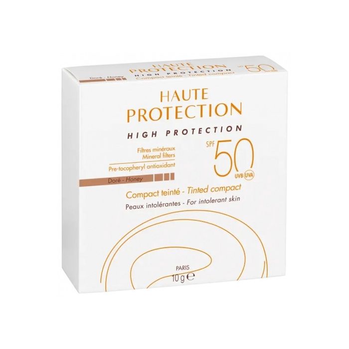 poudre compacte teintee doree avene solaire spf 50