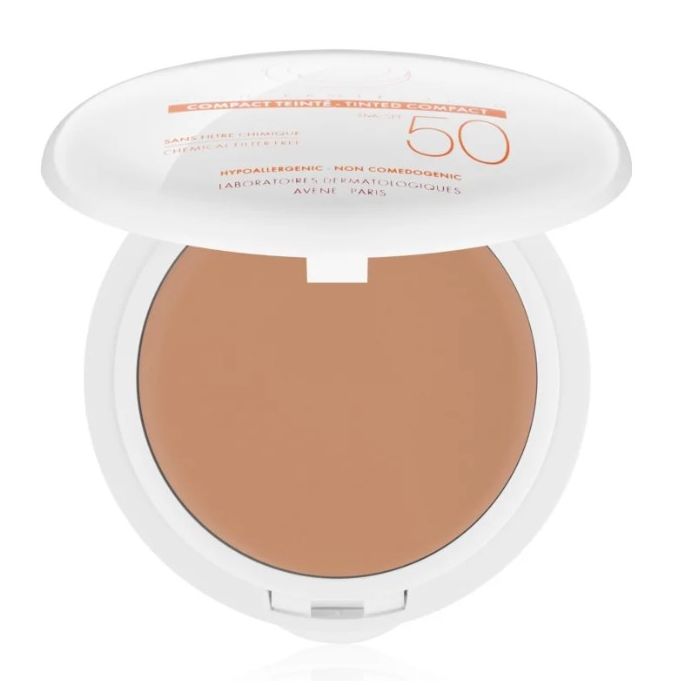 poudre compacte teintee doree avene solaire spf 50