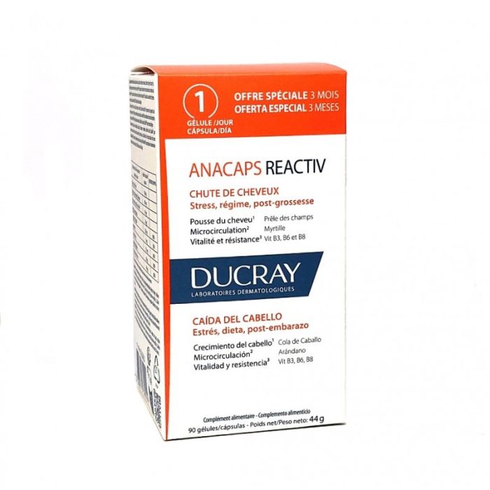 anacaps reactiv ducray 90 gélules