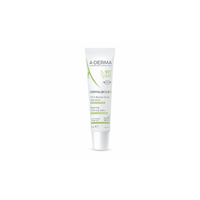aderma cica baume levres 15ml dermalibour+
