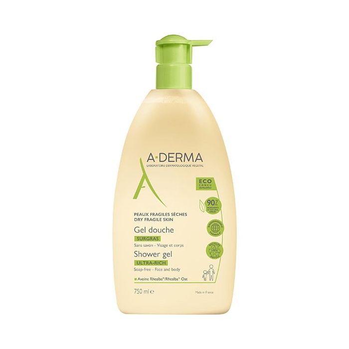 GEL DOUCHE SURGRAS A-DERMA 750ML