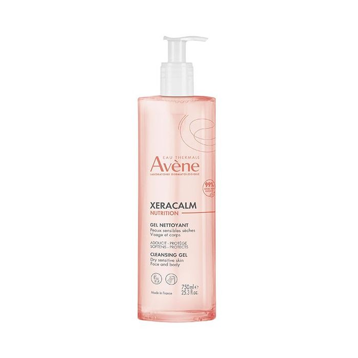 gel nettoyant xeracalm nutrition Avène 750 ml eau thermale
