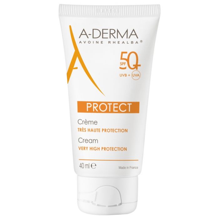 Spf50 protect Aderma crème solaire sans parfum 40ml