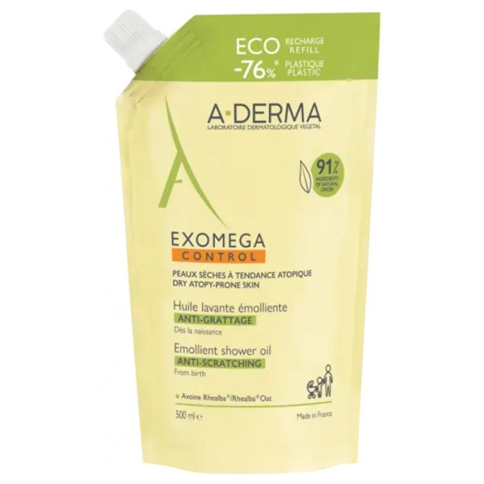 Eco-Recharge Aderma Exomega Control Huile de Douche 500ml