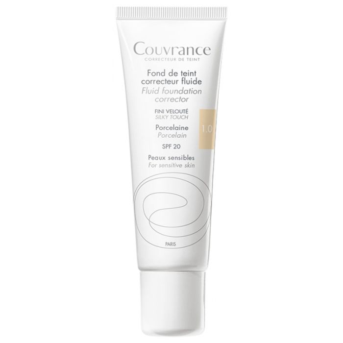 COUVRANCE FOND DE TEINT CORRECTEUR FLUIDE PORCELAINE AVENE 30ML