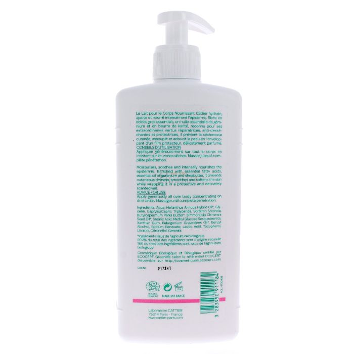LAIT CORPS NOURRISSANT CATTIER 500ML
