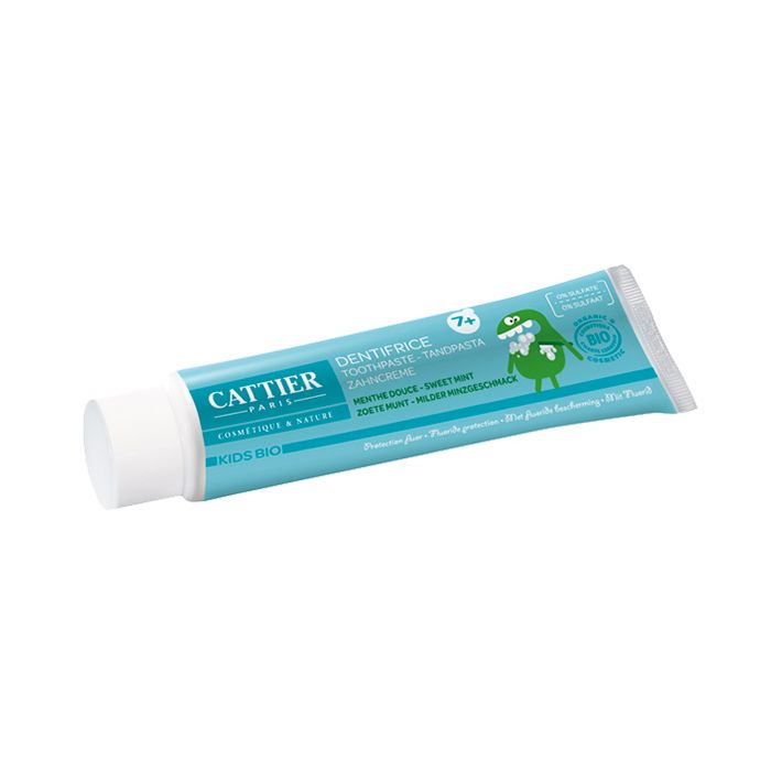 Protection fluor Cattier dentifrice 7 ans + gout menthe douce 50ml
