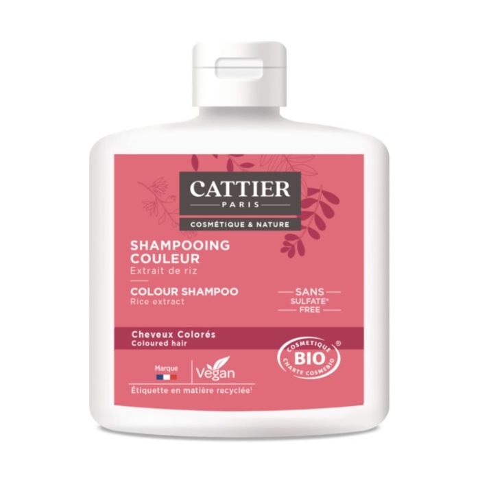 Shampoing Cattier 250ml pour préserver la couleur des cheveux