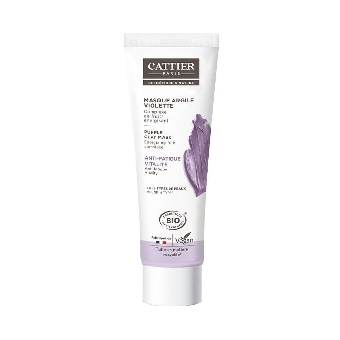 masque énergisant Cattier argile violette 100ml