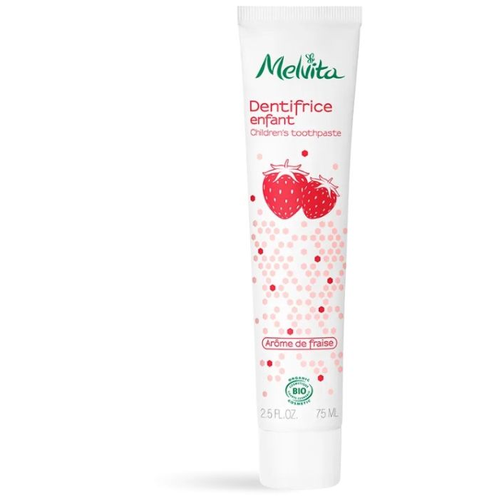 MELVITA Dentifrice Enfant Goût Fraise BIO 75ml