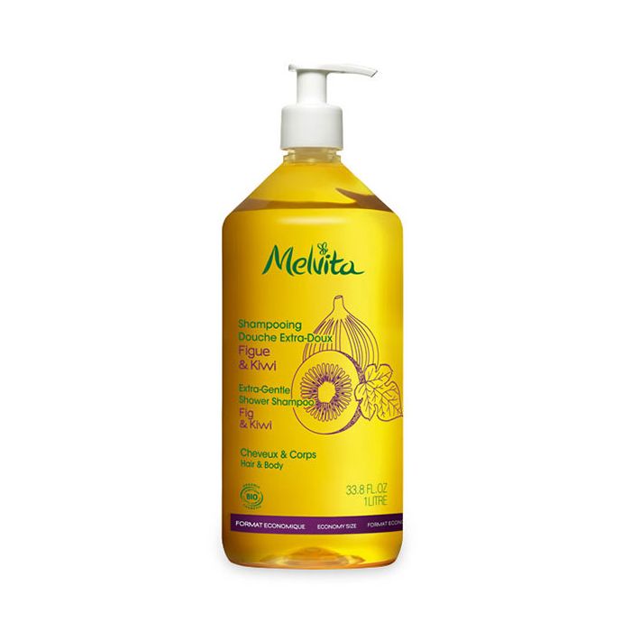 MELVITA SHAMPOOING DOUCHE EXTRA-DOUX FIGUE-KIWI 1L