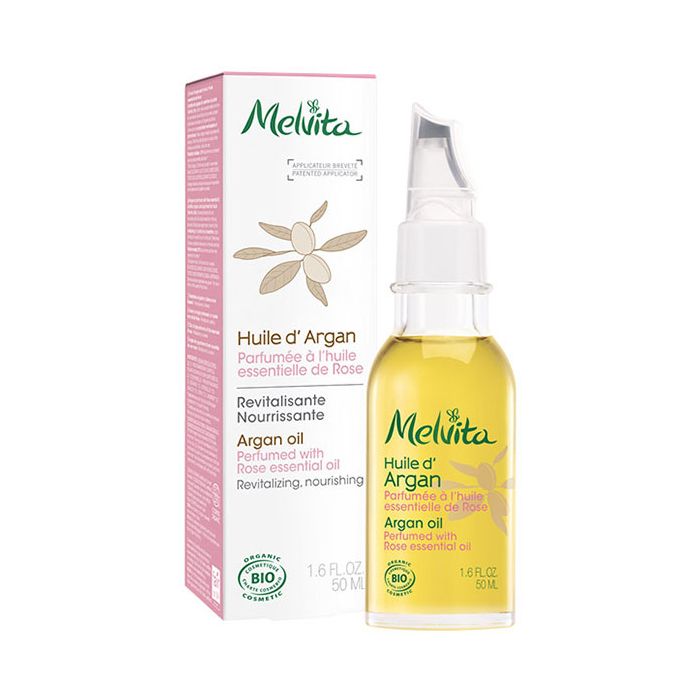 MELVITA Huile d'Argan Parfumée à la Rose BIO 50ml