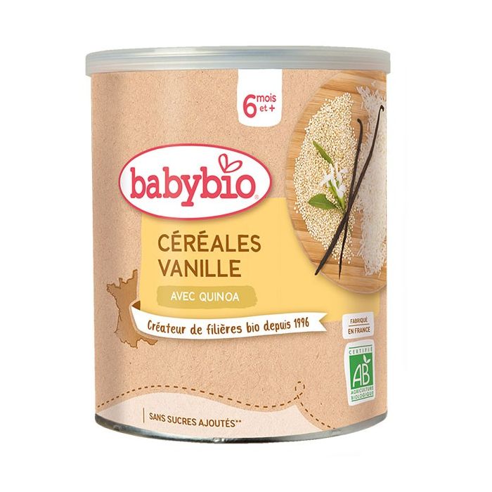 Vanille 220g Céréales avec Quinoa BABYBIO 