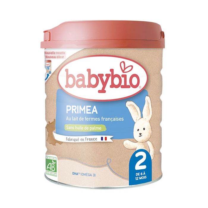 BABYBIO PRIMEA 2 Lait de Suite 800g