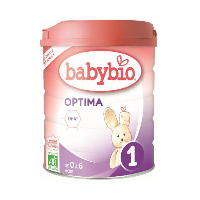 Lait infantile Optima Bio 800g 1er Age BABYBIO 
