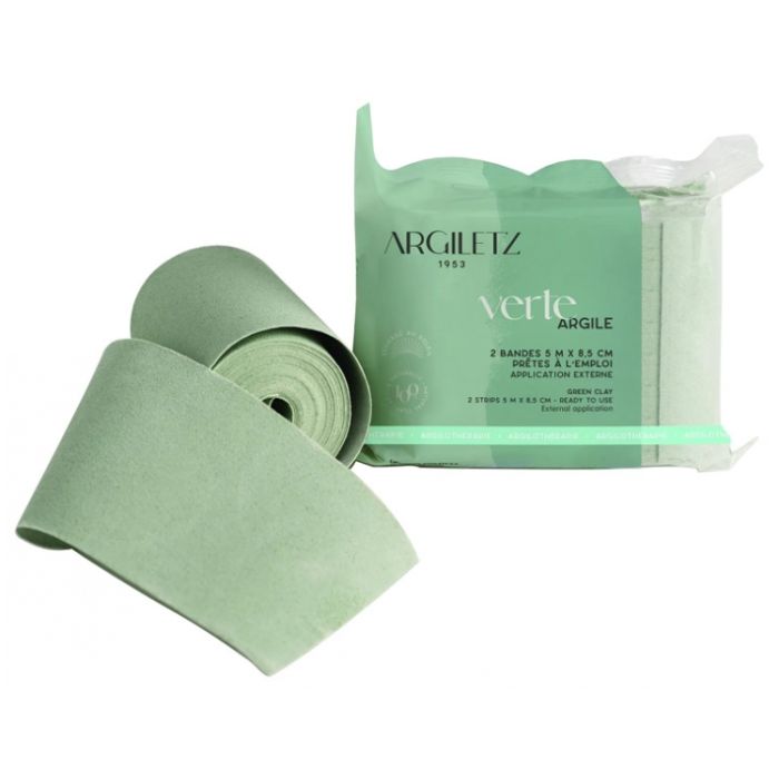 ARGILETZ Bandes d'Argile Verte 2x5mx8.5cm