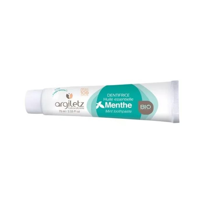 DENTIFRICE BIO MENTHE ARGILETZ 75ML
