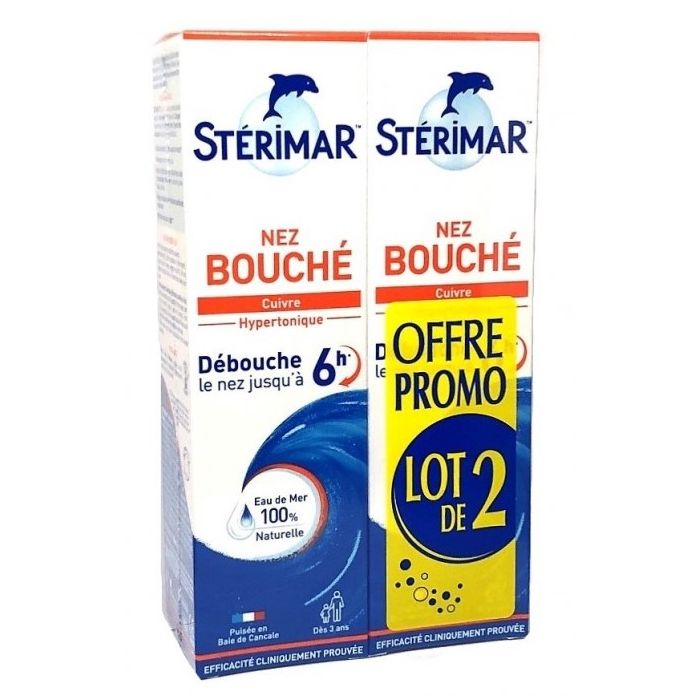 STERIMAR CUIVRE NEZ BOUCHE 100ML