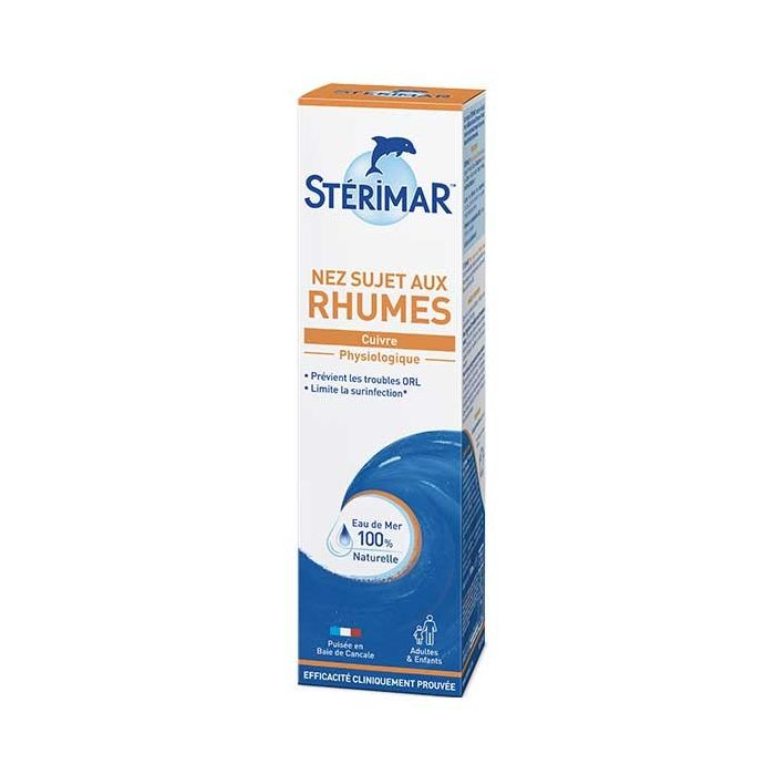STERIMAR CUIVRE NEZ SUJET AUX INFECTIONS 100ML