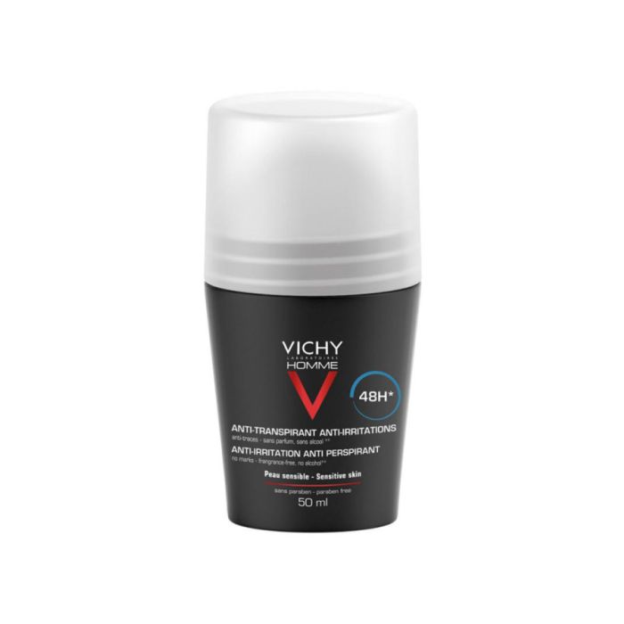VICHY Homme Déodorant Anti-Transpirant 48H Roll-On 50ml