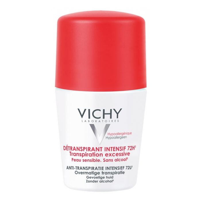 VICHY Déodorant Détranspirant Intensif 72H Transpiration Excessive 50ml