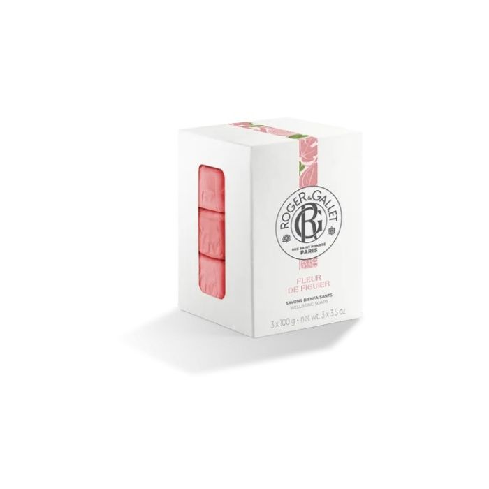 COFFRET SAVONS PARFUMES FLEUR DE FIGUIER ROGER & GALLET 3 x 100G