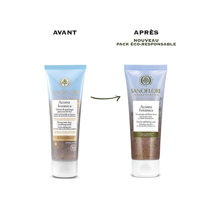 Aciana Botanica Gommage Doux Exfoliant Sanoflore 75ml