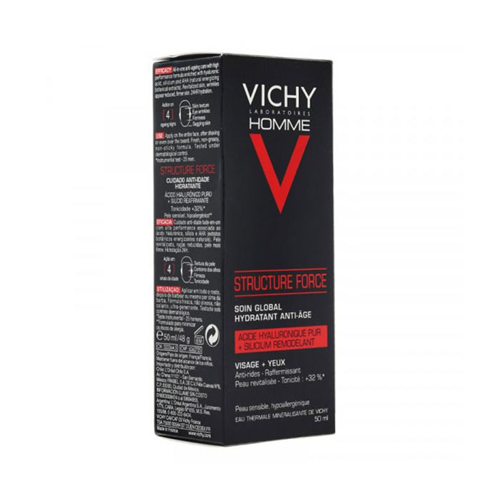 VICHY Homme Structure Force Soin Global Hydratant Anti-Age 50ml