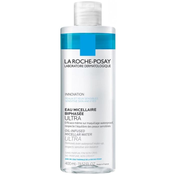 la roche posay eau micellaire biphasée 400ml