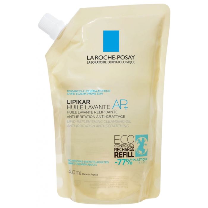 huile lavante ap eco recharge 400 ml la roche posay lipikar