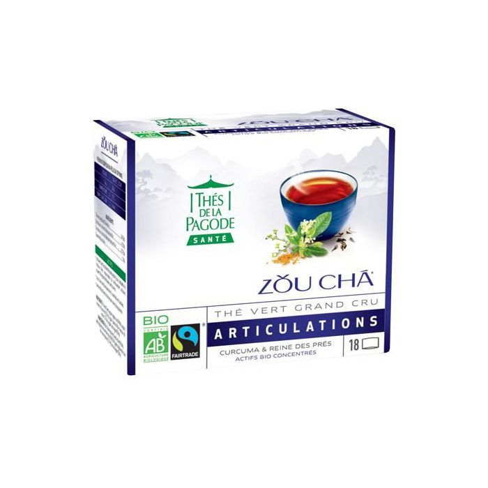 THES DE LA PAGODE - Thé Vert Zou Cha BIO - 18 sachets