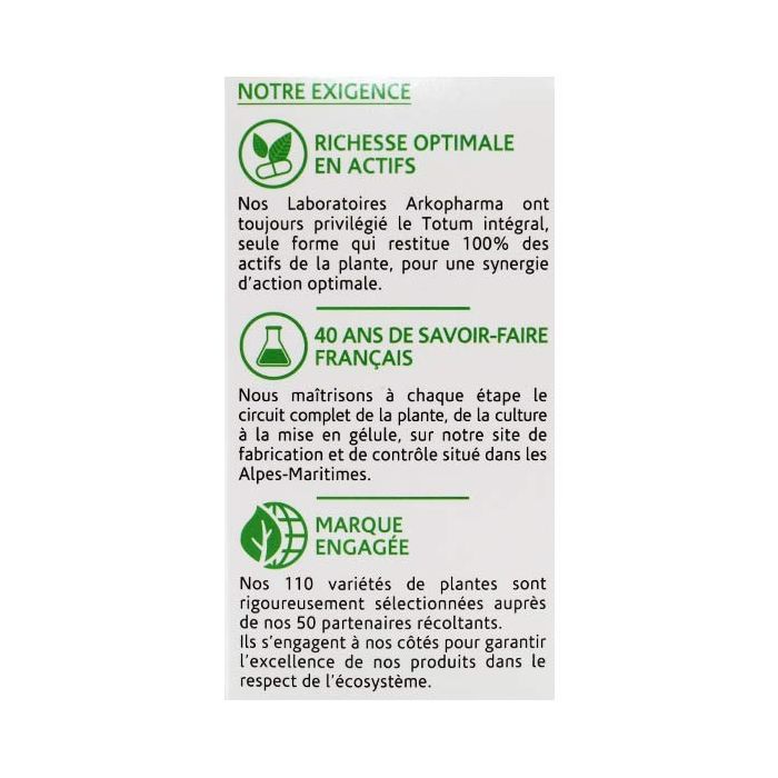 45 gelules arkogelules chardon marie bio