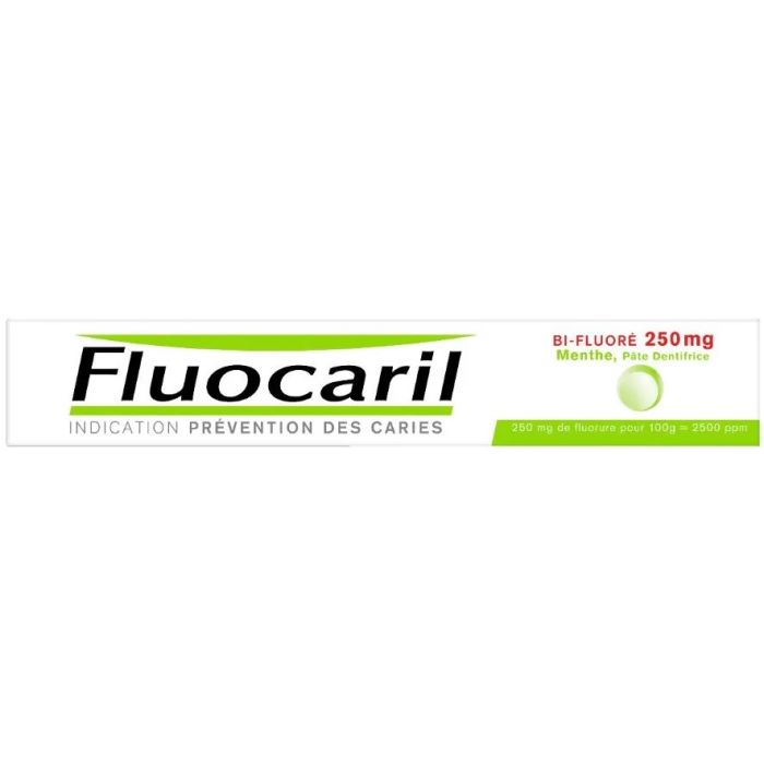 FLUOCARIL BIFLUORE 250 mg MENTHE, pâte dentifrice 75ML