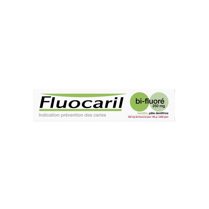 fluocaril bi-fluoré 250mg pate dentifrice menthe fraicheur 125ml