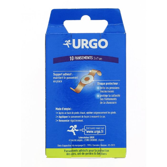 Urgo protecteur cors pansements x 10